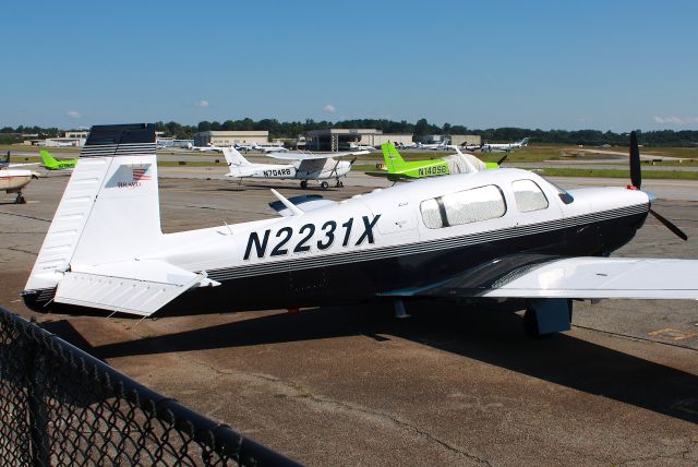 Mooney M-20 Turbo (N2231X) - Came up from Orlando. Photo taken on 9/4/2021.