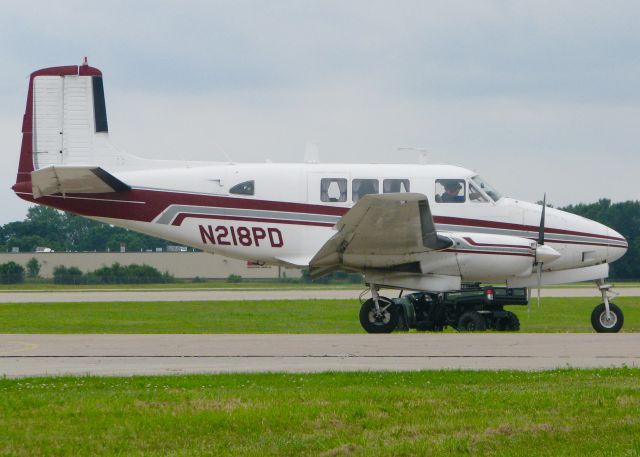 Beechcraft Queen Air (65) (N218PD) - AirVenture 2016.