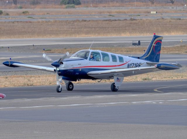 Beechcraft Bonanza (36) Turbo (N171PF) - Beech Beechcraft A36TC at Livermore Municipal Airport, Livermore CA. October 2020