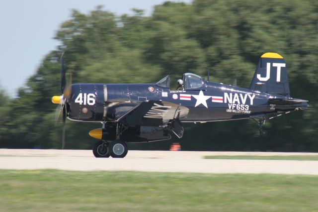 — — - EAA F-4 U Corsair