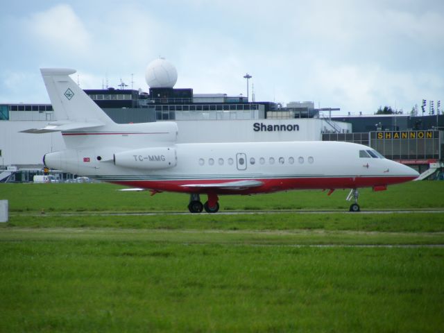 TC-MMG — - TC-MMG Dassault Falcon 900EX   CN161 HEX CODE 4BB5A7 AT SHANNON 23/09/10