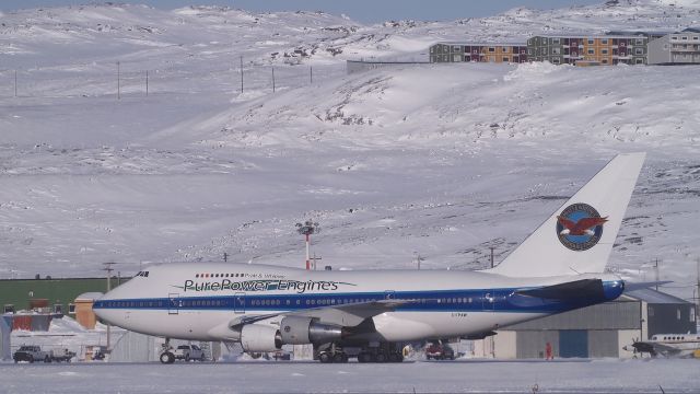BOEING 747SP (C-FPAW) - At the Iqaluit airport. March 4, 2015