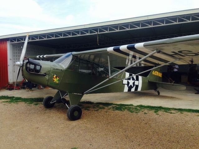 Piper NE Cub (HS-LNX) - taken at military training field near Bangkok