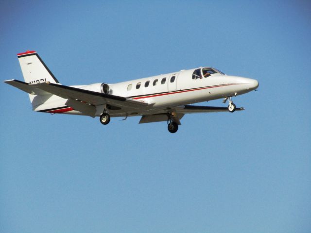 Cessna Citation II (N16PL) - Landing RWY 20R