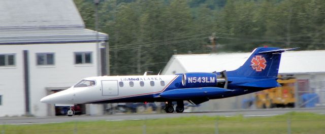 Learjet 35 — - Medivac a/c with full reverse thrusters.