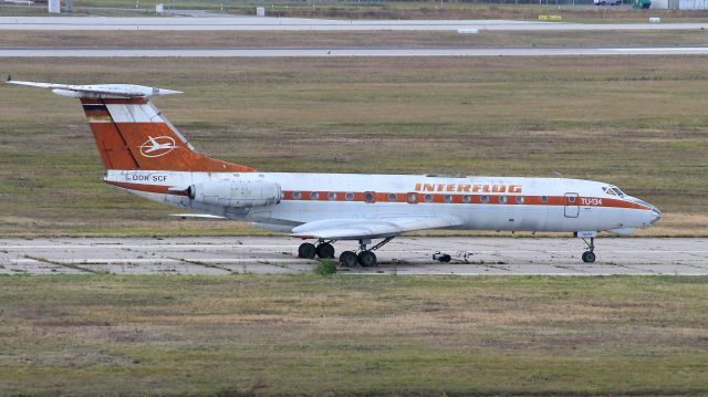 Tupolev Tu-134 (DDRSCF) - Interflug - the airline of former East Germany