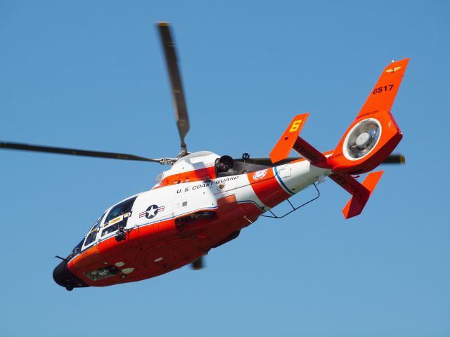 N6517 — - USCG Traverse City MH-65 in commemorative colors.  Cherry Festival airshow 2016.