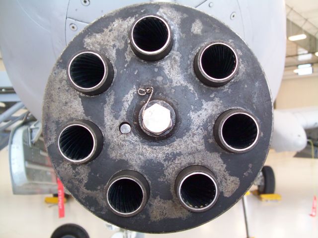 Fairchild-Republic Thunderbolt 2 (AFRC) - 30mm/ 70 RPS nose cannon on A-10. at Hawgsmoke 08 Salina KS KSLN