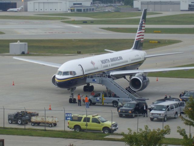 N755NA — - North American 757 parked at Signature Flight. This plane brought in Bruce Springsteen.