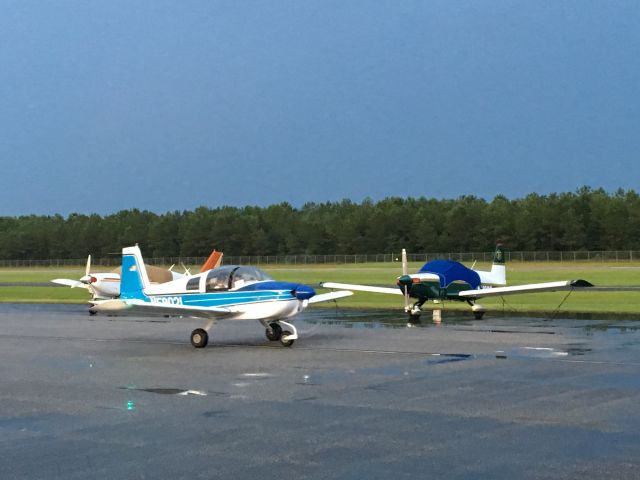 Grumman Tr2 (N5902L) - Just landed at Horry County Airport near Myrtle Beach out ran some dying thunderstorms after flying in from Texas!