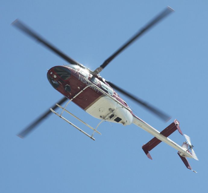 N508MT — - Medical Transport helicopter landing at KSJC