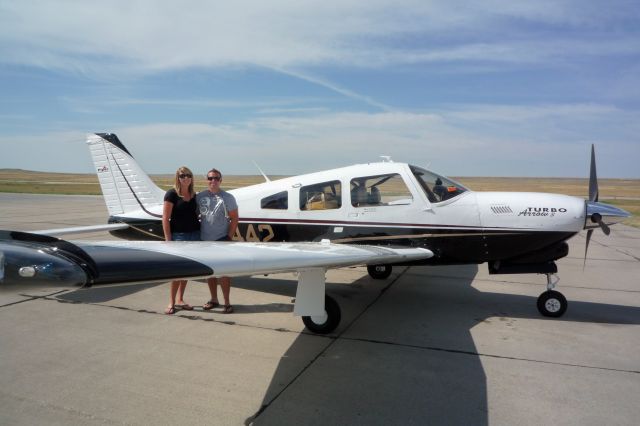 Piper Turbo Arrow 3 (N47442) - Getting fuel in South Dakota