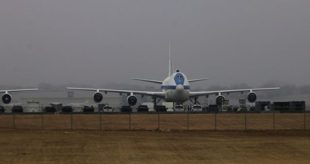 73-1676 — - 12/31/21 west ramp, home away from home during runway rebuilding at Offutt AFB