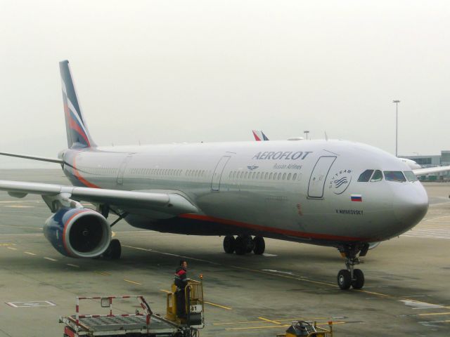 Airbus A330-300 (VQ-BCU) - Aeroflot (SU) VQ-BCU  A330-343X  [cn1065]br /Hong Kong (HKG) - Flight SU212 arriving from Moscow (SVO)br /Taken from the terminalbr /2015 02 07  a rel=nofollow href=http://alphayankee.smugmug.com/Airlines-and-Airliners-Portfolio/Airlines/EuropeanAirlineshttps://alphayankee.smugmug.com/Airlines-and-Airliners-Portfolio/Airlines/EuropeanAirlines/a