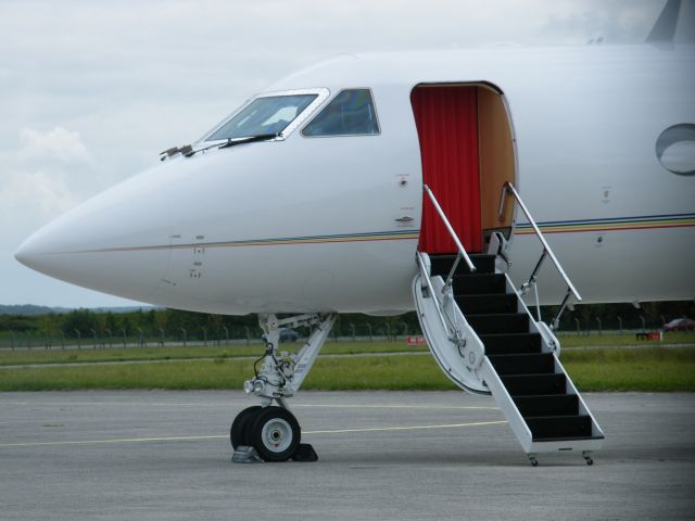 Gulfstream Aerospace Gulfstream IV (N167TV) - N167TV G400 CN 1533 OF JAYDAK SEEN HERE IN EAST PARKING SITE IN SHANNON JUNE 19TH 2011