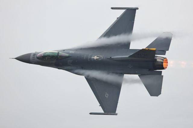 Lockheed F-16 Fighting Falcon (91-0346) - demo flight at JASDF Nyutabaru Airbase AirFesta2017