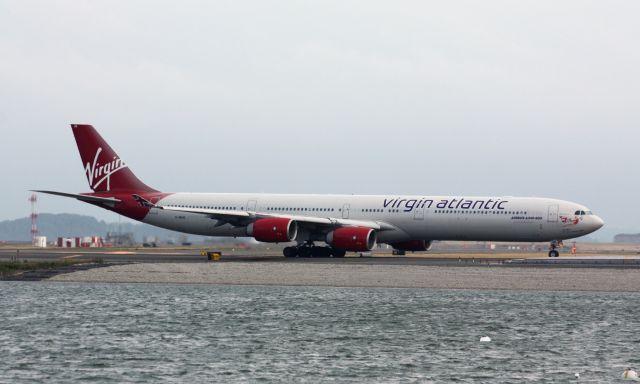 Airbus A340-600 (G-VBUG) - JFK weather diversion on 07/14/16