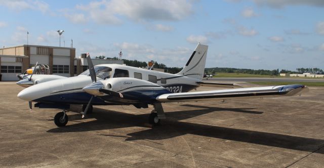 Piper Seneca (N3032A) - A 2003 model Piper PA-34-220T Seneca V on the Northeast Alabama Regional Airport ramp in Gadsden, AL - August 10, 2019.