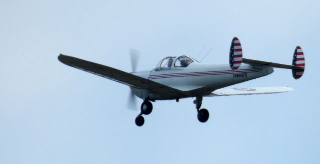 ERCO Ercoupe (N99978) - Shortly after departure is this 1946 Engineering & Research Model 415C aircraft in the Spring of 2023.