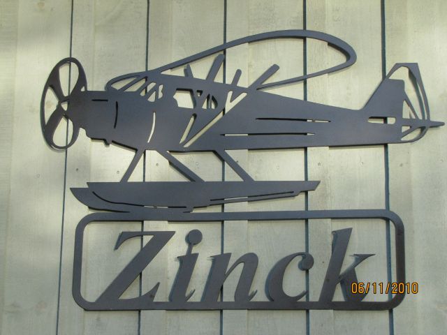 C-IMER — - Sign on Hangar . New Germay NS.