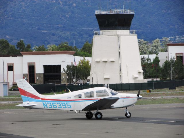 Piper Cherokee (N36395) - Parked at Brackett Field