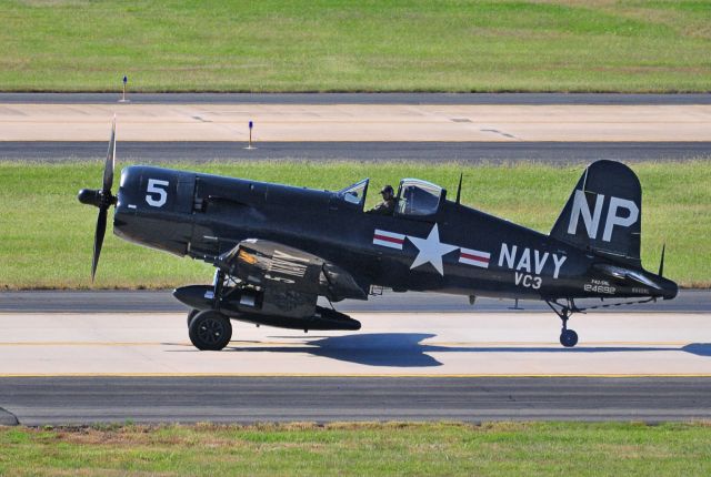 VOUGHT-SIKORSKY V-166 Corsair (N45NL) - Seen at KIAD on 10/7/2010.