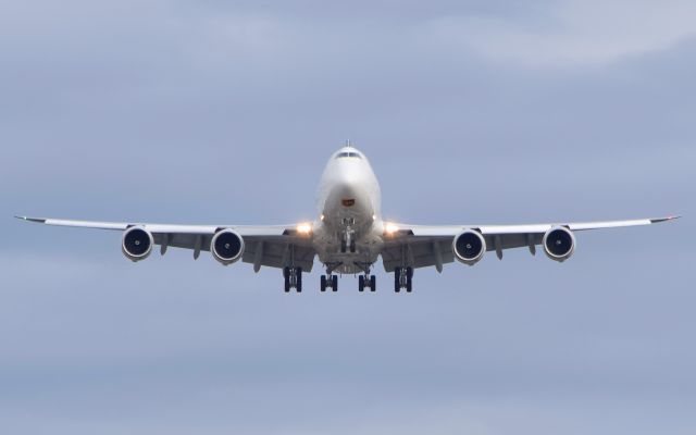 BOEING 747-8 (N624UP) - UPS's newest Boeing 747-8F on approach to runway 21 at Spokane International Airport. Photo taken 11/12/2020.