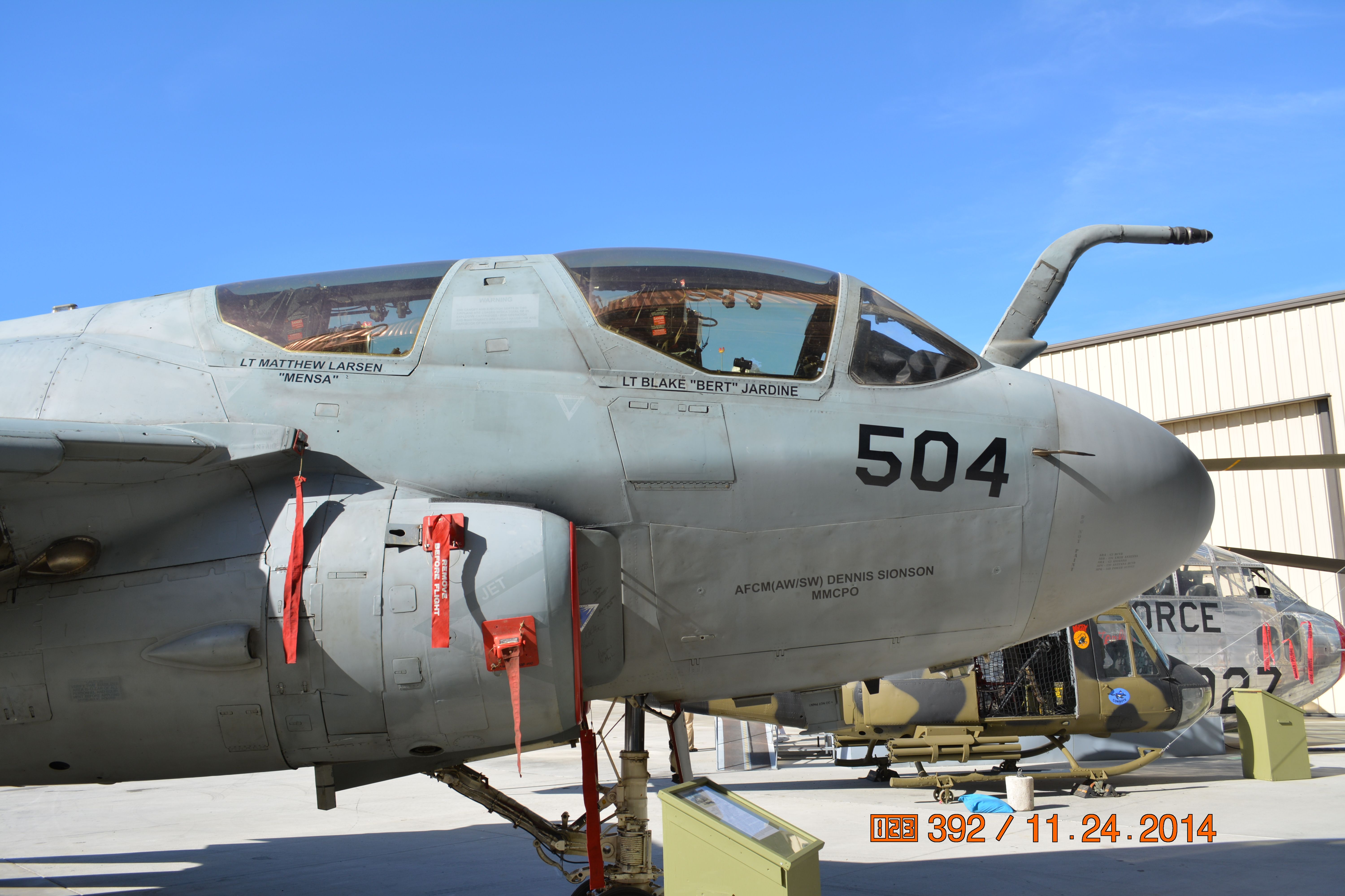 — — - Grumman EA6B BU 163030 KPSP