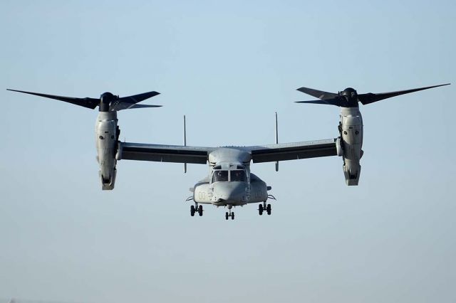 Bell V-22 Osprey (16-8214) - Bell-Boeing MV-22B Osprey BuNo 168214 modex 00 of VMX-22 Argonauts at MCAS Yuma on February 19, 2015.