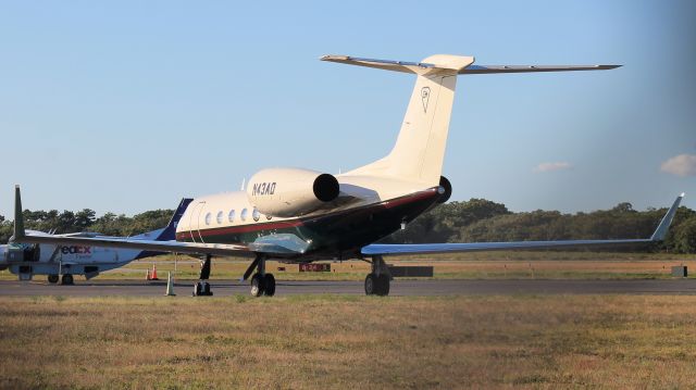 Gulfstream Aerospace Gulfstream IV (N43AD) - Parked at MVY, 2 September 2022.