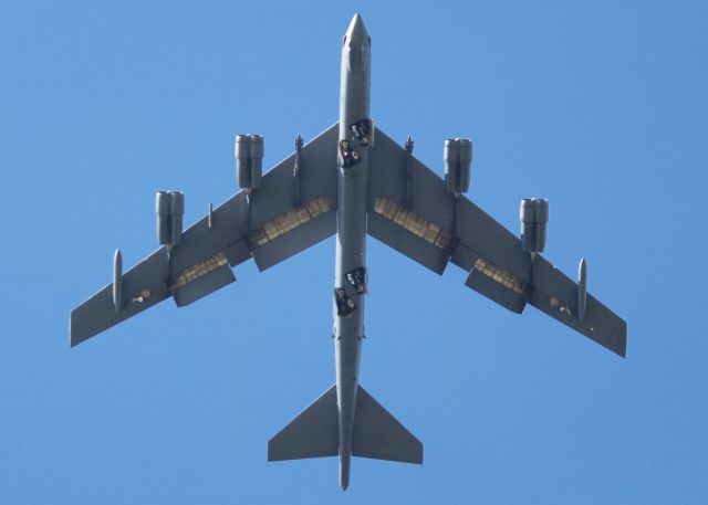 Boeing B-52 Stratofortress (60-0059) - Gear is almost down. At Barksdale Air Force Base.