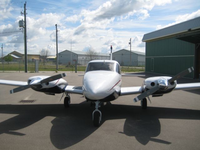 Piper PA-30 Twin Comanche (C-GTGM) - Looking fast even when parked on the ramp.