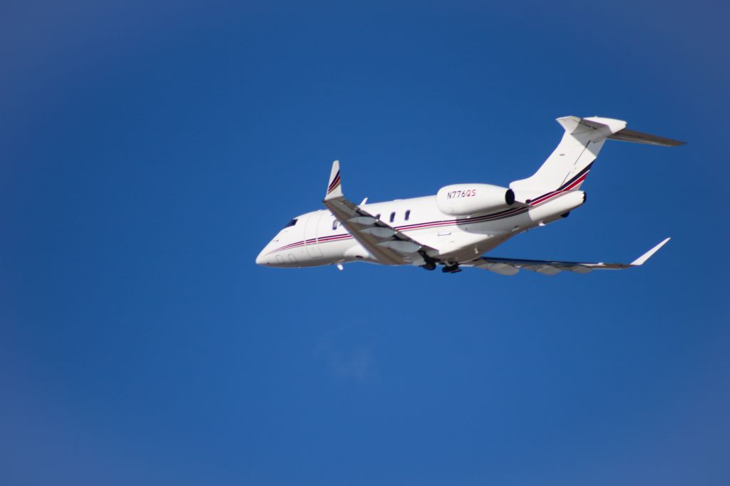 Canadair Challenger 350 (N776QS) - Taken from the Provo airport dike road. 