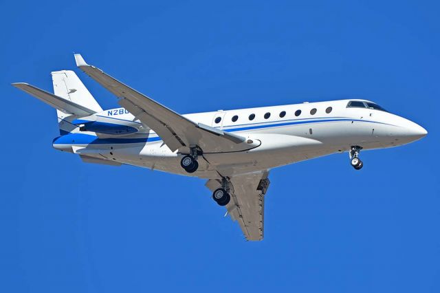 IAI Gulfstream G200 (N2BG) - California Hotel and Casino Israeli Aerospace Industries 200 N2BG at Phoenix Sky Harbor on January 29, 2018.  