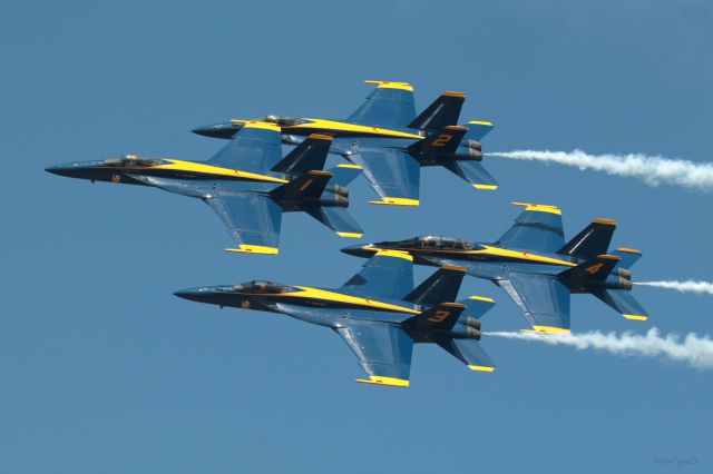 — — - Blue Angels at Vero Beach, FL