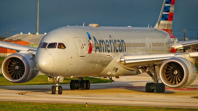 Boeing 787-8 (N803AL) - Exiting 4 after arrival.