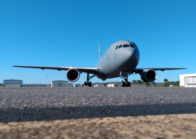 Boeing KC-46 Pegasus (18-6045) - USAF KC-46 overnight in Tally