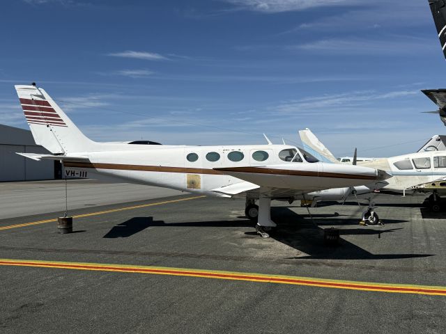 Cessna 340 (VH-III) - At Jandakot near Perth, Australia. 27-MAR-2025.