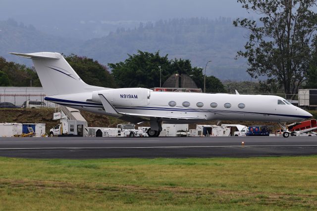 Gulfstream Aerospace Gulfstream IV (N919AM) - Ex. N915AM now registered N919AM. N915AM now reserved for G450 4346. Heading back to MPMG. New to the DB.