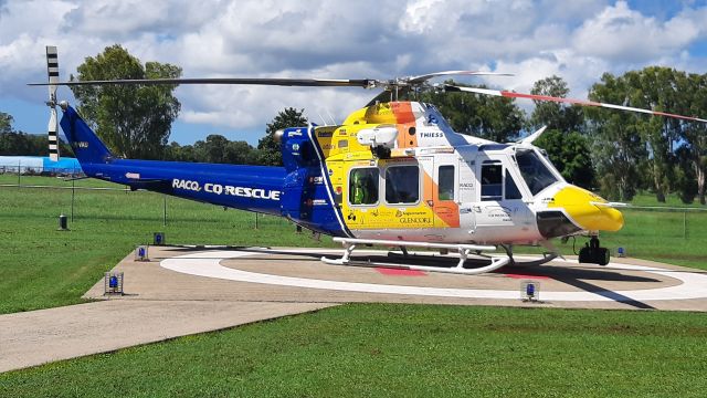 Bell 412 (VH-VAU) - Proserpine Hospital Helipad