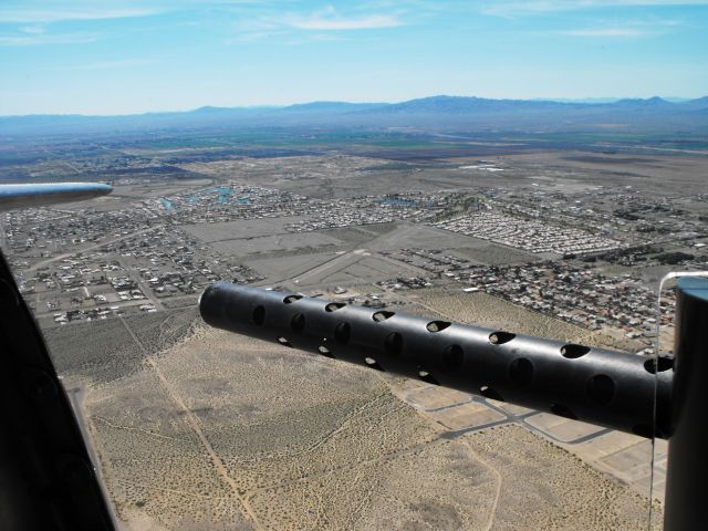 N9323Z — - 50 Cal pointed over Bullhead City, AZ