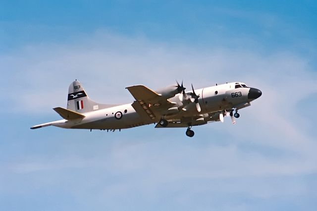 Lockheed P-3 Orion (A9663) - RAN Bi Centennial Naval Salute, Sydney Harbour