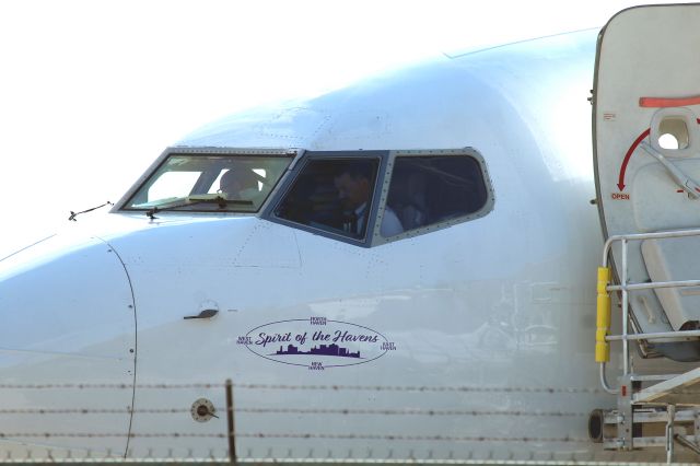 N706VL — - KRDD__"The Spirit of the Havens" first time into Redding CA and sporting titles on the nose, this is the first Avelo jet I have seen with added markings. This is Ln 1524 and delv new to Aero Mexico, then Southwest Airlines picked this up in 2015, wfu in 2021? Records  show this was in service with Avelo June 8th, 2023, a mere 3 days ago when this photo was taken.