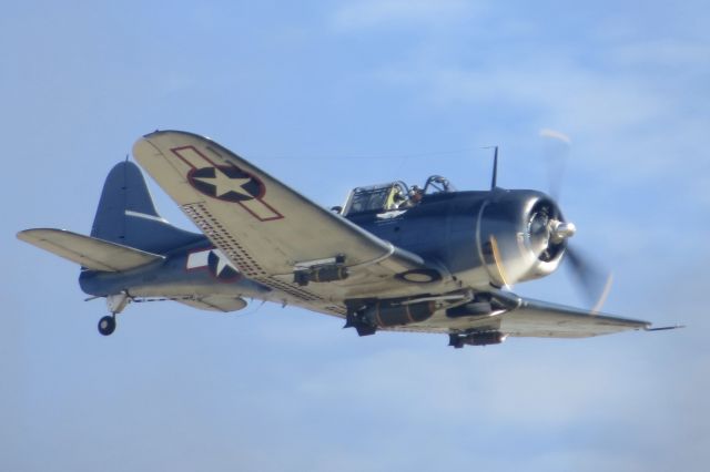 Douglas A-24 Dauntless (N82GA) - American Airpower Heritage Fly Museum Douglas SBD-5 Dauntless 11/9/13