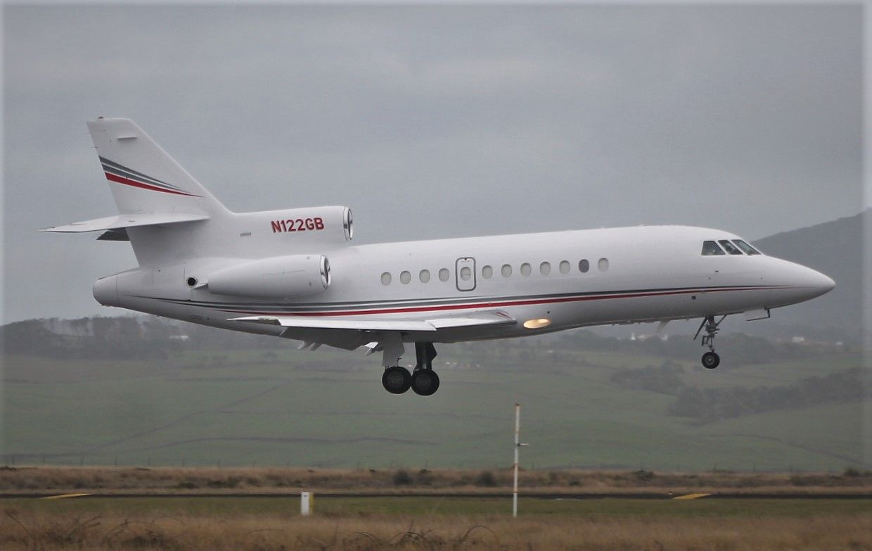 Dassault Falcon 900 (N122GB) - Aeroporto de Santa Maria - LPAZ - Azores 31/01/2021