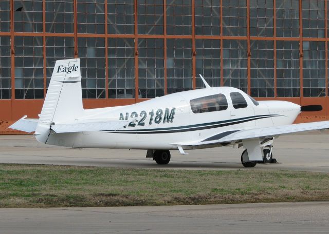 Mooney M-20 (N2218M) - Parked at the Shreveport Regional airport.