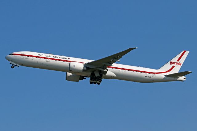 BOEING 777-300 (PK-GIG) - "Indonesian Gvmt. Red-White" livery