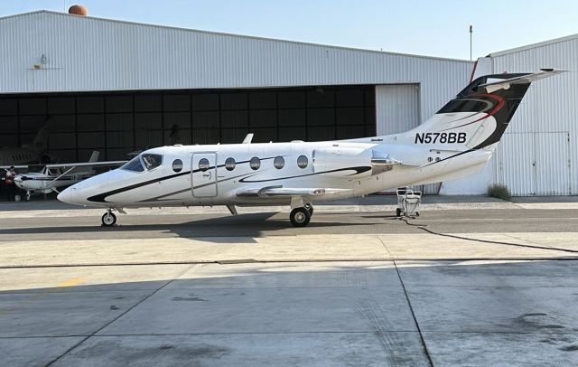 Beechcraft Beechjet (N578BB) - Hangar