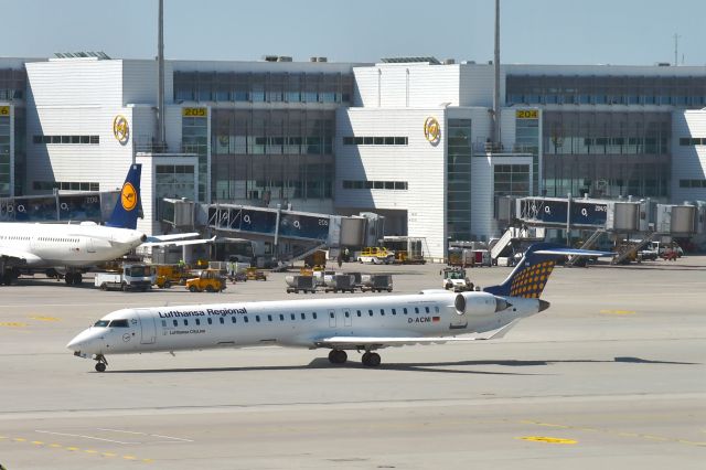 Canadair Regional Jet CRJ-900 (D-ACNI) - Lufthansa CityLine Bombardier CRJ-900LR D-ACNI in Munich 