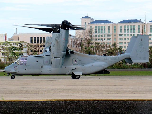 Bell V-22 Osprey (16-8653) - Part of the humanitarian mission to the island!